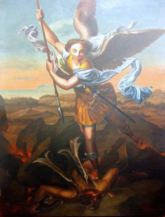 Pedro Americo Sao Miguel Arcanjo e o Demonio oil painting picture